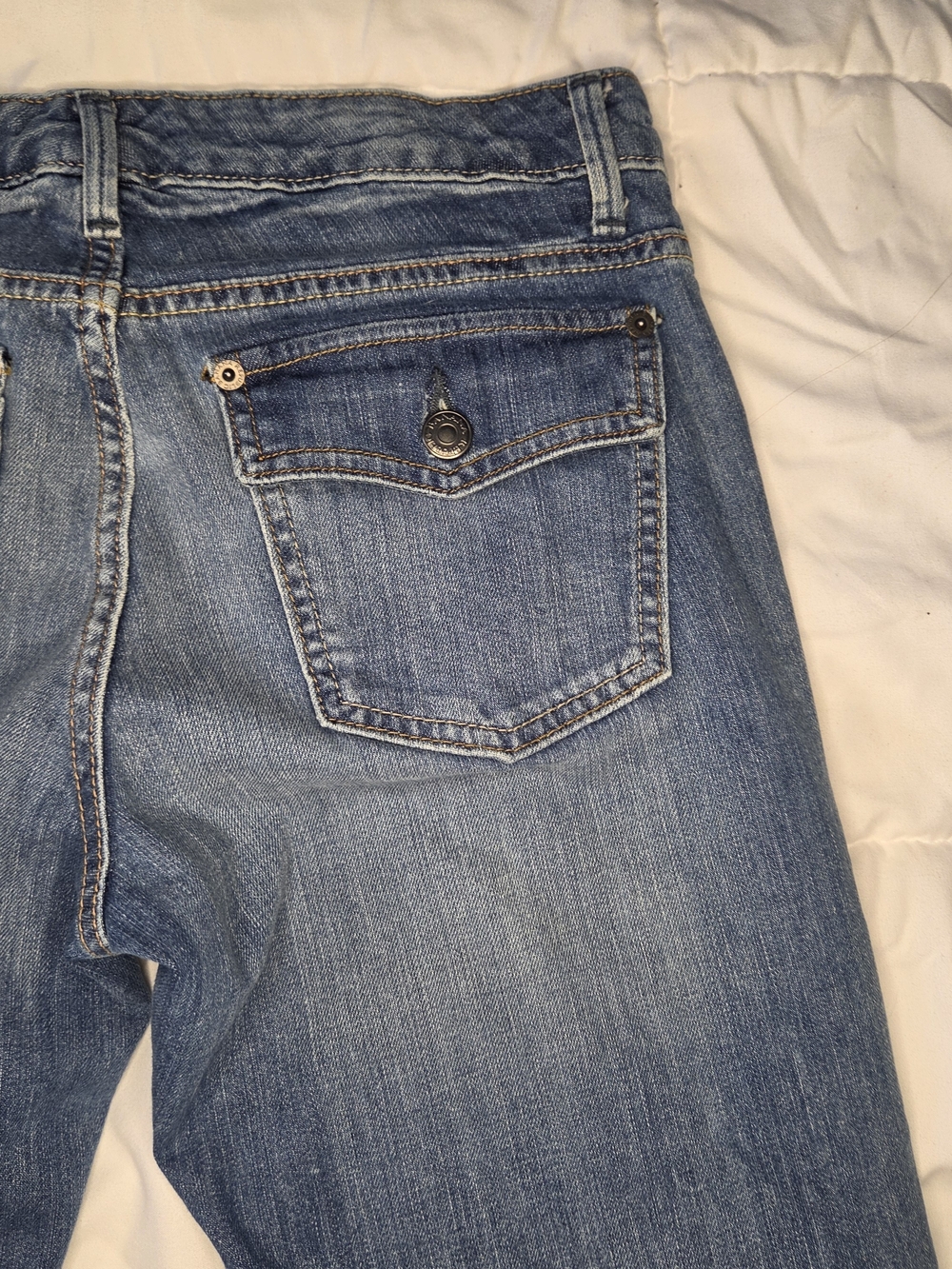 Banana Republic Jeans Size 27 Women's Blue Denim Jeans - Classic Straight Fit - Picture 6 of 9